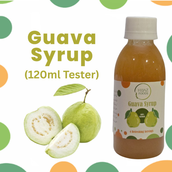 HF Guava Syrup 120 ml Tester Product Pic