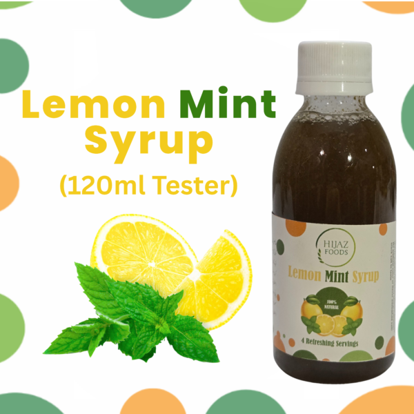 HF Lemon Mint Syrup 120 ml Tester Product Pic