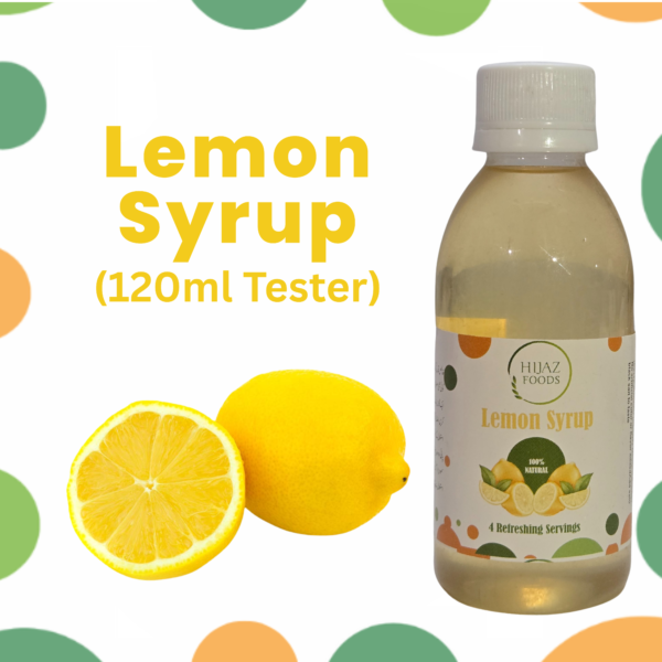 HF Lemon Syrup 120 ml Tester Product Pic