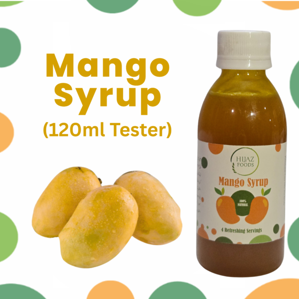 HF Mango Syrup 120 ml Tester Product Pic