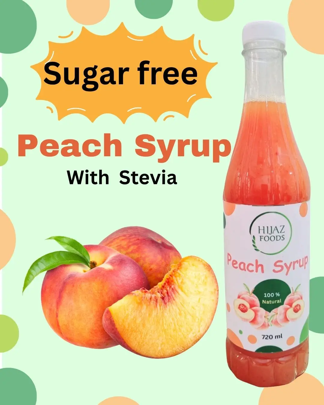 Peach Syrup (Sugar Free)