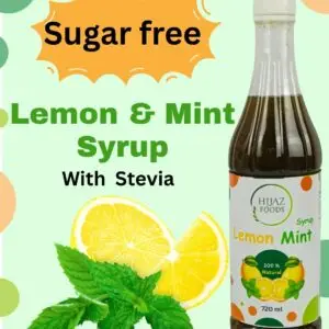 Lemon Mint Syrup (Sugar Free)