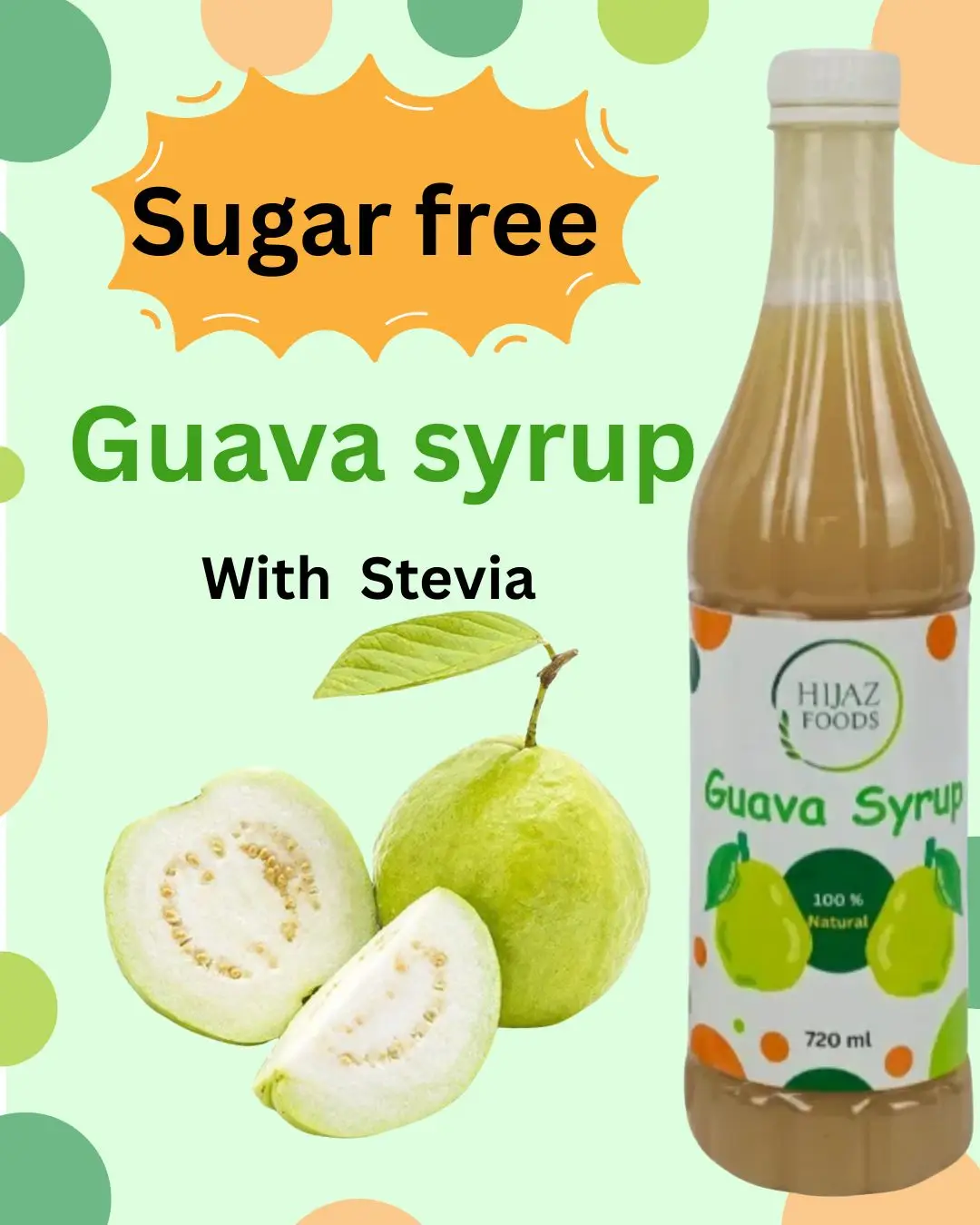 Guava Syrup (Sugar Free)